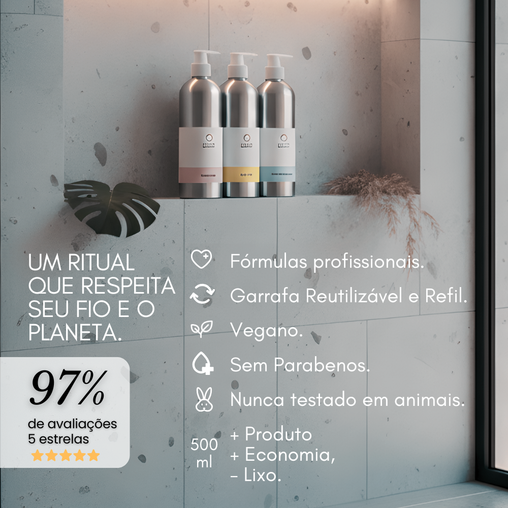 Rotina Cabelos Ondulados e Cacheados